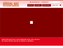 Tablet Screenshot of koksalgaz.com